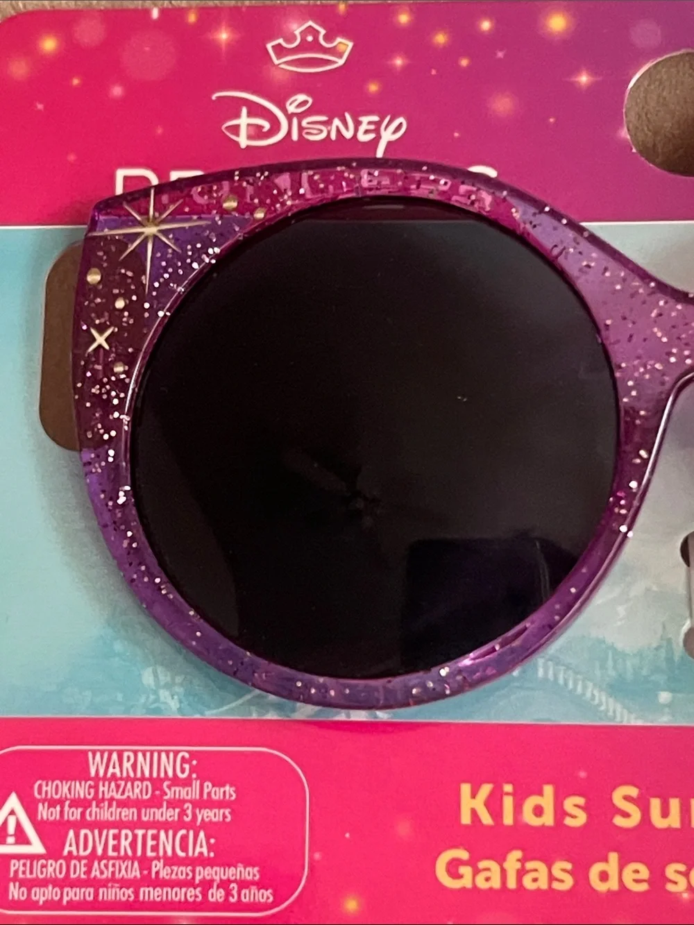 NWT Disney Princess Purple Glitter Girls Sunglasses 🕶️